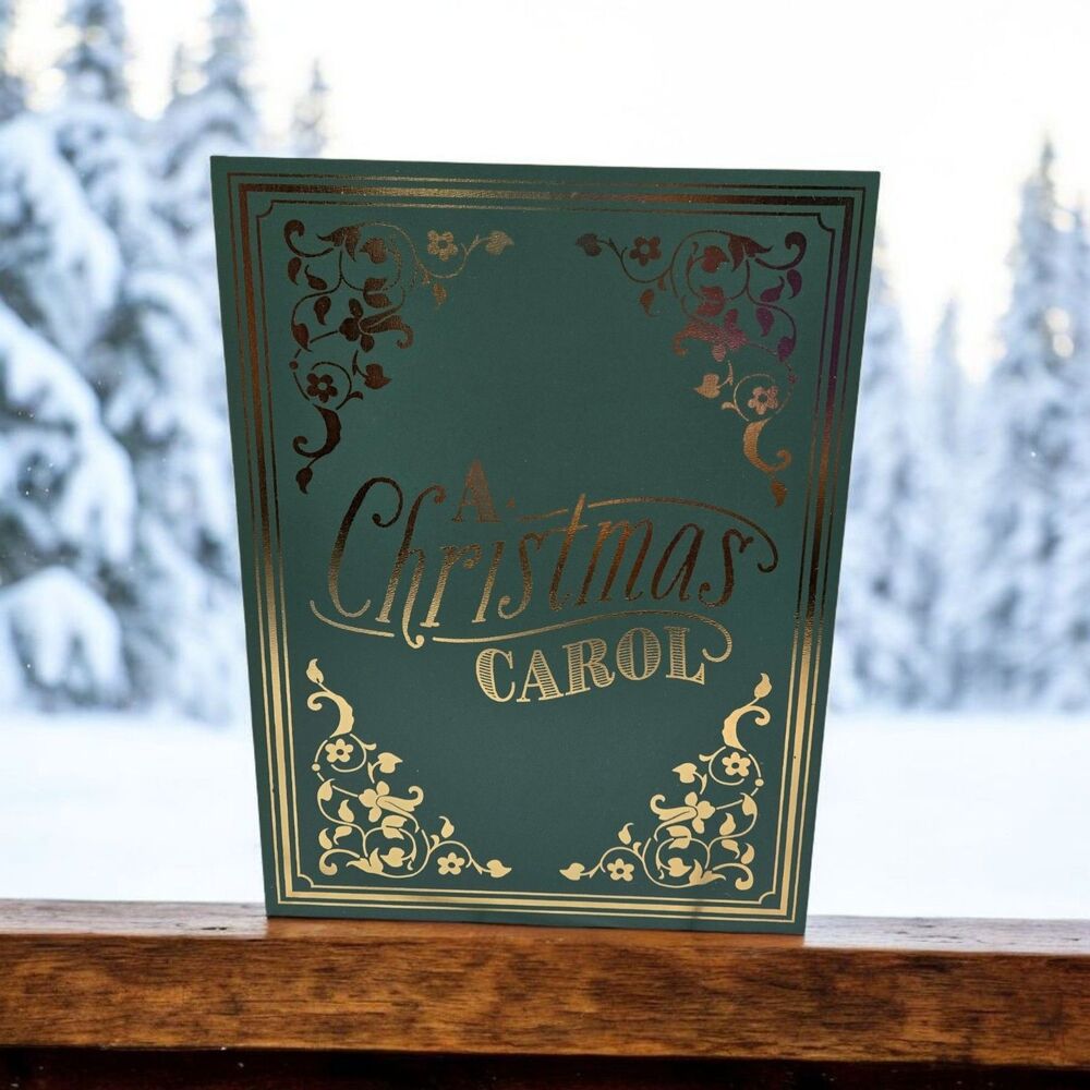 Target Bullseye’s Christmas 2025 A Christmas Carol Green Book Storage Box (NEW)